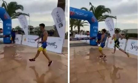 Todo sucedió en el Triatlón de Sagunto, desarrollado en España. Todo sucedió en el Triatlón de Sagunto, desarrollado en España.