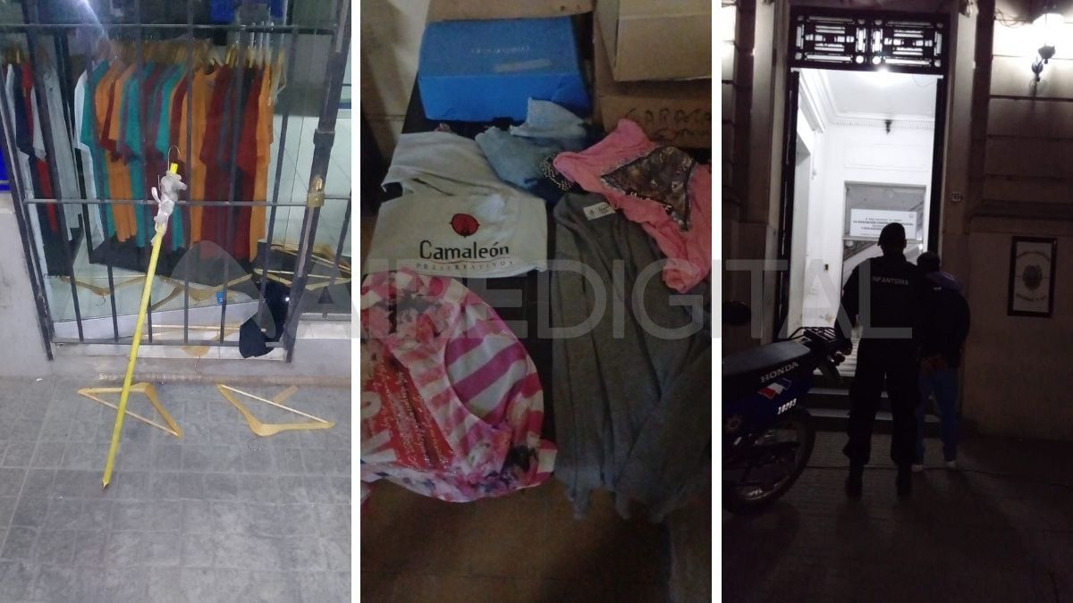 Un local de ropa fue blanco de robo en el Barrio María Selva de la ciudad de Santa Fe.