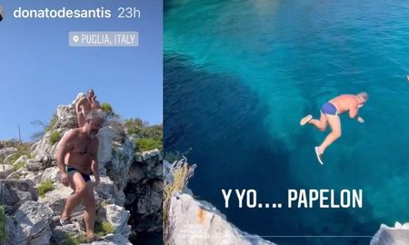 El video del accidentado clavado de Donato de Santis en el mar durante sus vacaciones en Italia El video del accidentado clavado de Donato de Santis en el mar durante sus vacaciones en Italia