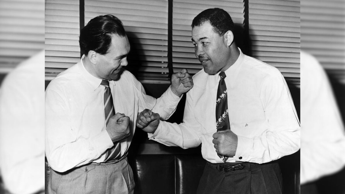 En 1954, Schmeling fue invitado a arbitrar un combate en Milwaukee, Estados Unidos. Después, cuando se dirigía a Chicago, se encontró con su “enemigo” Louis quien, retirado, continuaba con su declive ahogándose en alcohol. Hablaron largamente y, el alemán, no se imaginaba que, merced a su holgada posición económica, en poco tiempo debería ayudar a su amigo, quien se encaminaba a la ruina y el olvido. En 1954, Schmeling fue invitado a arbitrar un combate en Milwaukee, Estados Unidos. Después, cuando se dirigía a Chicago, se encontró con su “enemigo” Louis quien, retirado, continuaba con su declive ahogándose en alcohol. Hablaron largamente y, el alemán, no se imaginaba que, merced a su holgada posición económica, en poco tiempo debería ayudar a su amigo, quien se encaminaba a la ruina y el olvido.