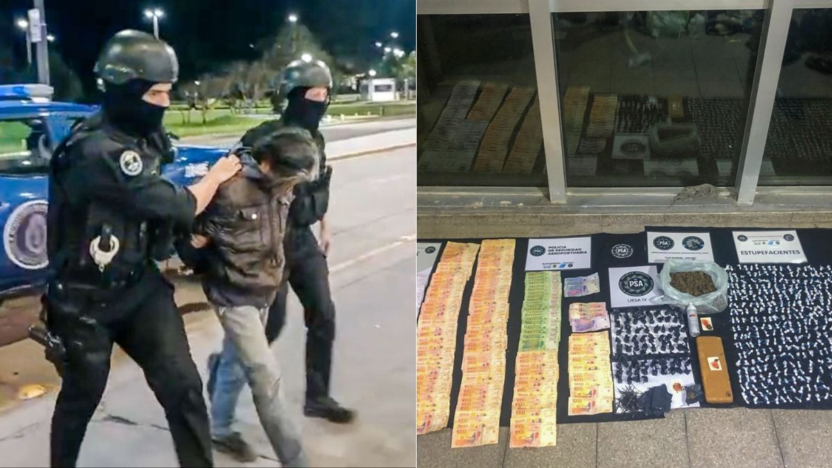 Iba en bicicleta playera por Rosario y lo detuvieron con casi dos kilos de droga en el canasto