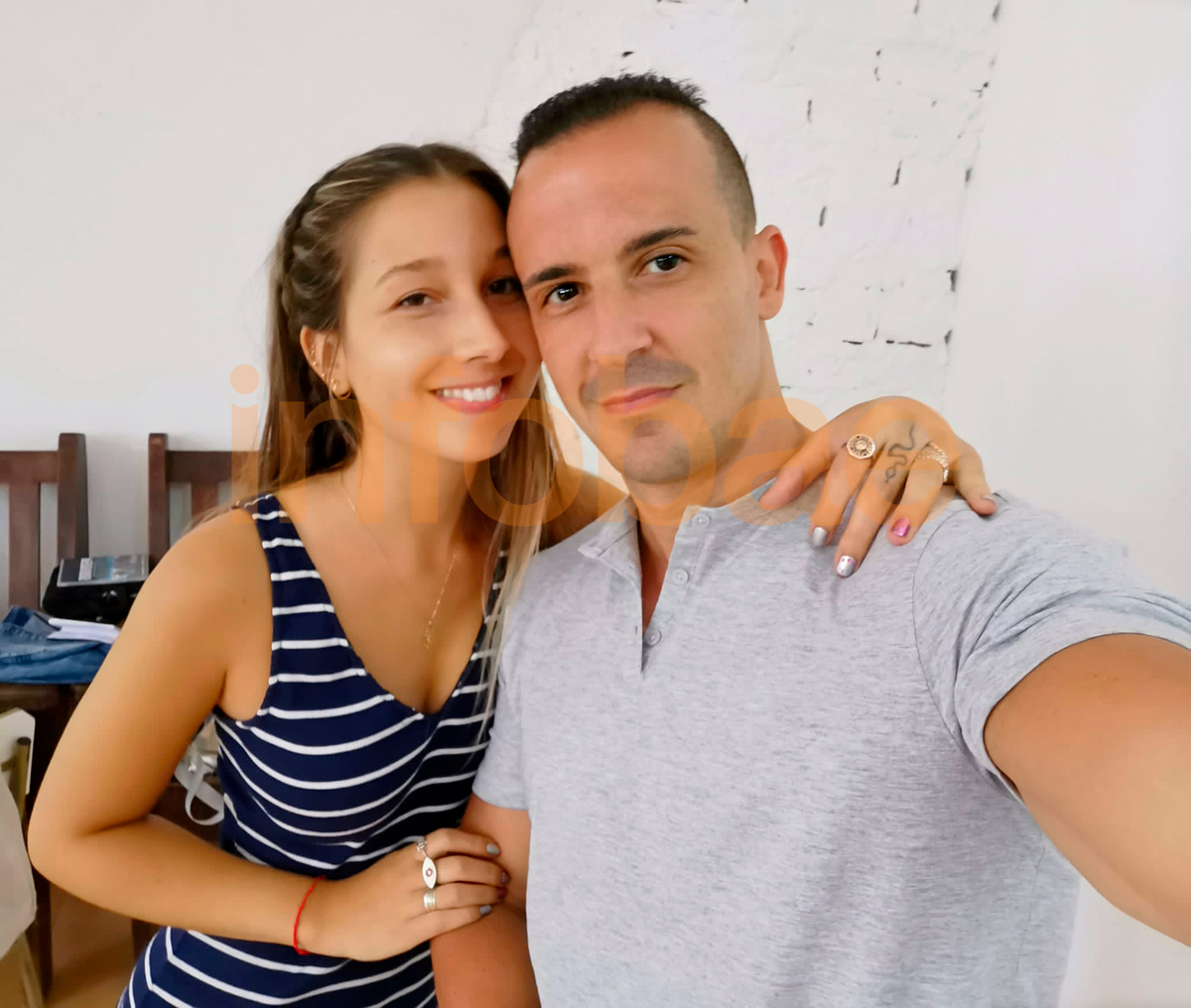 Nahir Galarza celebró San Valentín desde la cárcel.