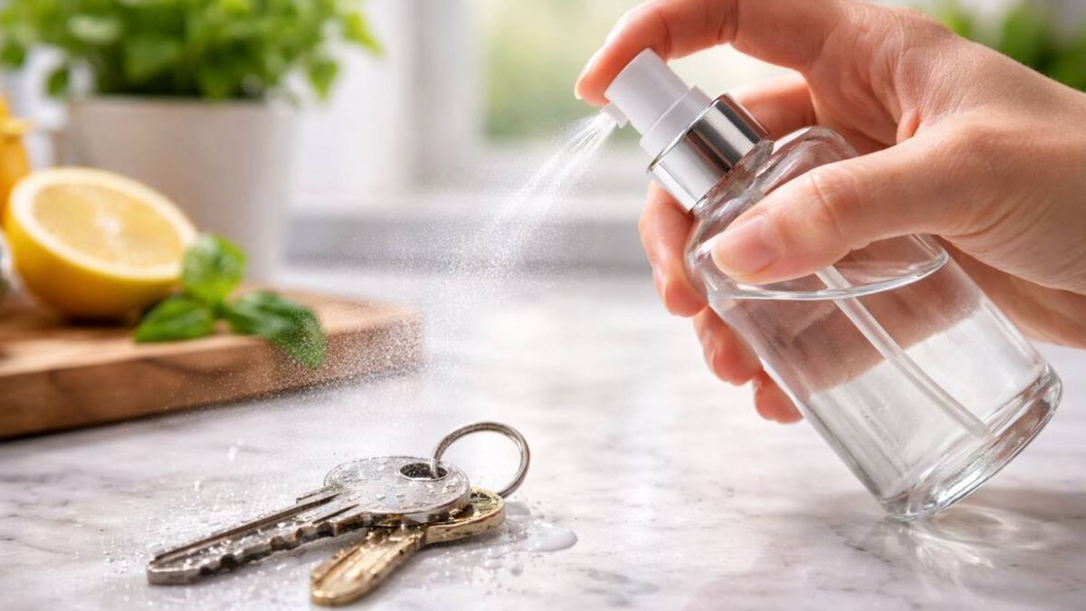 Por qué recomiendan rociar las llaves de la casa con vinagre.