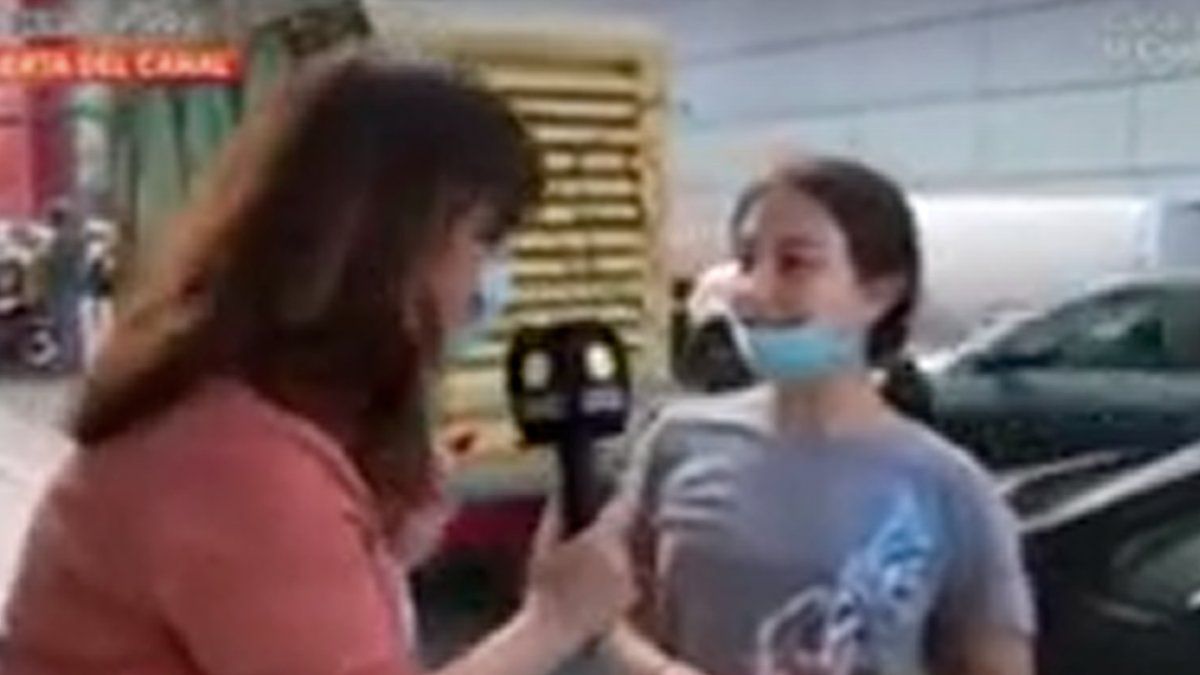 La cronista le preguntó sobre la navidad y sobre la carta a Papá Noel