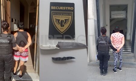 Dos mujeres se enfrentaron con armas blancas Dos mujeres se enfrentaron con armas blancas