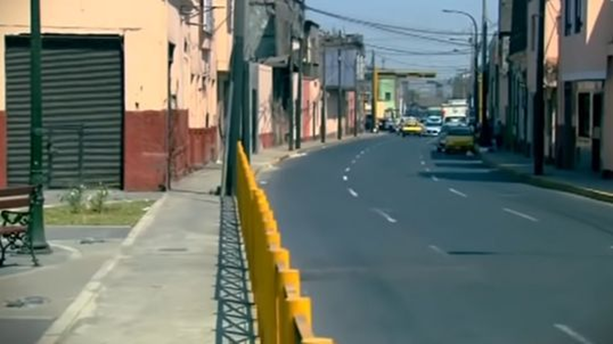 Jirón Virú en el Rímac, lugar en el que sucedieron los hechos. Foto: Captura TV Perú
