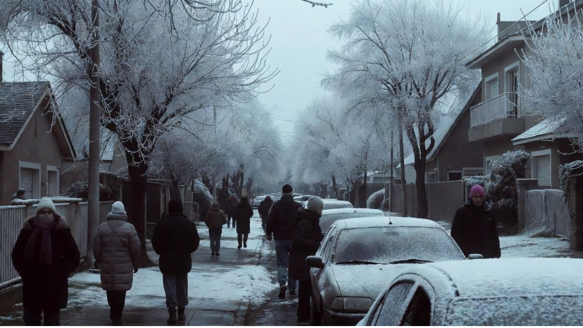 Nieve en Buenos Aires.