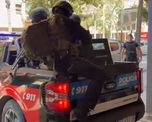 Así detuvieron al narco Turu Mendieta en el barrio Las Flores.