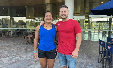 Mayte Puca y Daniel Jiménez Ponce, dos de los nadadores que competirán en la Maratón Santa Fe-Coronda. Mayte Puca y Daniel Jiménez Ponce, dos de los nadadores que competirán en la Maratón Santa Fe-Coronda.