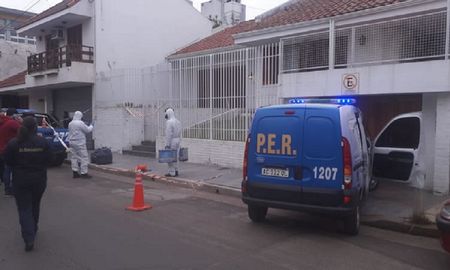 La casa donde fue asesinada la mujer de 54 años La casa donde fue asesinada la mujer de 54 años