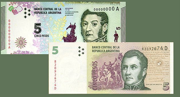 Adiós a los billetes de $5: el Banco Central anunció que saldrán de circulación