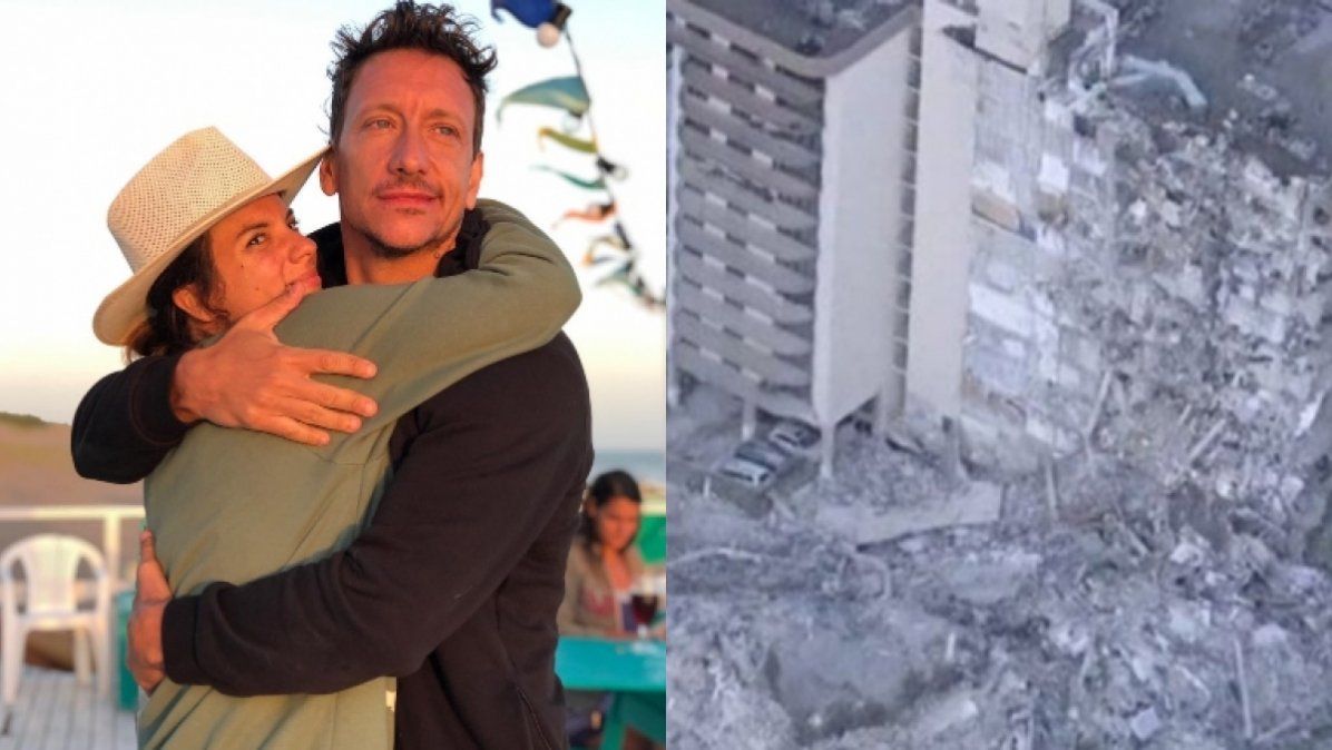 Nicolás Vázquez: se filtró el video del pedido de ayuda tras el derrumbe del edificio en Miami