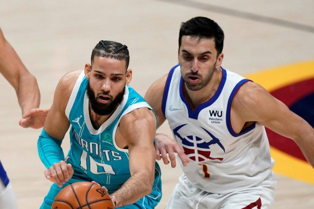 Facundo Campazzo tuvo una destacada actuación en el triunfo de Denver Nuggets ante Charlotte por la NBA.