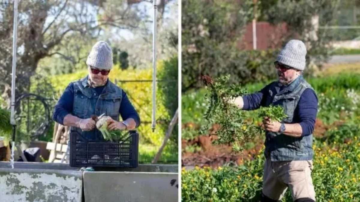 El chef adoptó una rutina marcada por los tiempos de la naturaleza, dedicando gran parte de su día al cuidado de su huerta personal. El chef adoptó una rutina marcada por los tiempos de la naturaleza, dedicando gran parte de su día al cuidado de su huerta personal.
