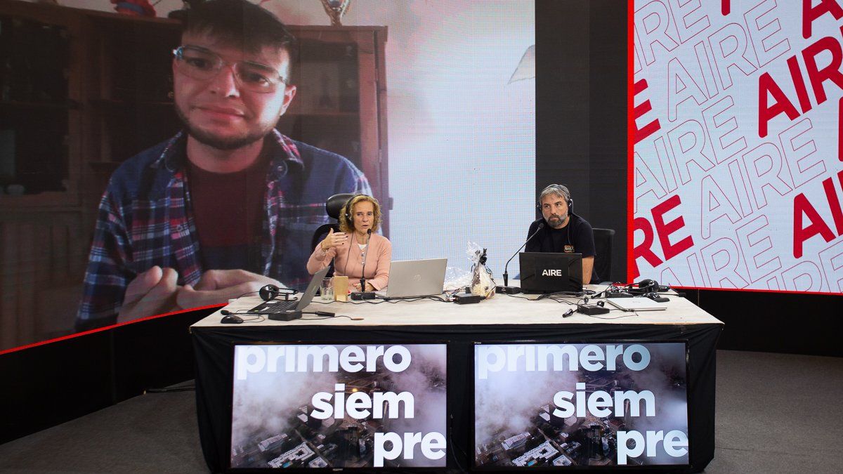 Sixto Leiva dialogó con Fabiana Chiappero y José Graells en AIRE.