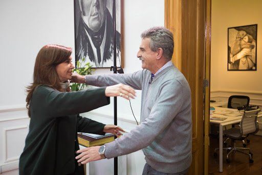 Cristina Kirchner se reconcilió con Agustín Rossi