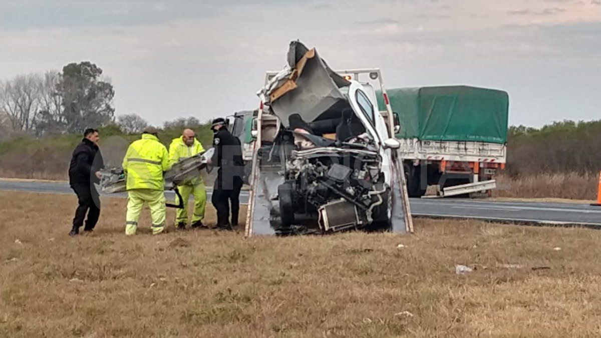 Accidente fatal en la autopista Santa Fe- Rosario