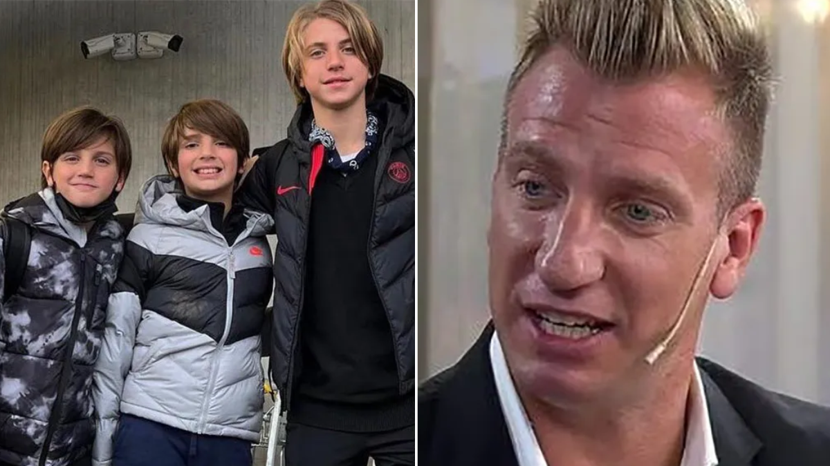 Así fue el reencuentro de Maxi López con sus hijos en medio de la preocupación por Wanda Nara