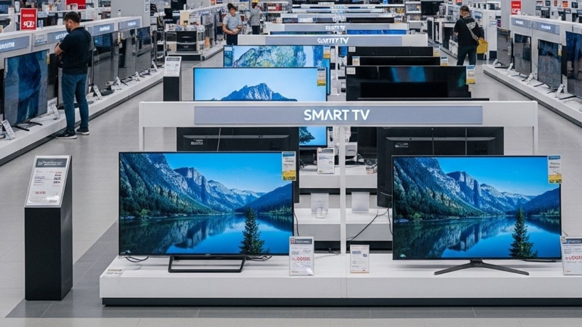 Un supermercado ofrece televisores Smart TV con hasta 30% de descuento y 12 cuotas sin interés