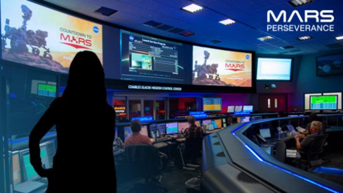 Cualquier persona puede tener su foto en las instalaciones de la Nasa.