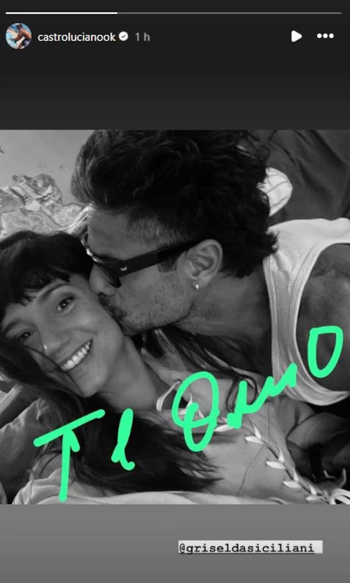 Luciano Castro y Griselda Siciliani están en pareja. Luciano Castro y Griselda Siciliani están en pareja.