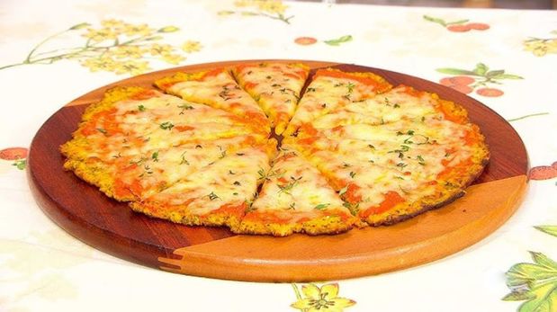 Cómo hacer esta pizza con base de calabaza y sin harina.