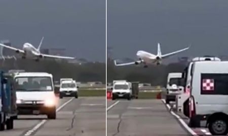 El episodio ocurrió durante la tarde del domingo, cuando los fuertes vientos que se abatían sobre la ciudad de Buenos Aires afectaron los vuelos que debían aterrizar en Aeroparque. El episodio ocurrió durante la tarde del domingo, cuando los fuertes vientos que se abatían sobre la ciudad de Buenos Aires afectaron los vuelos que debían aterrizar en Aeroparque.