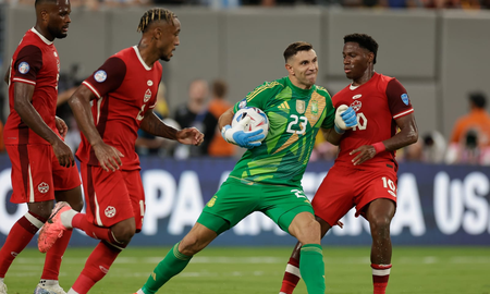 Dibu Martínez: Hicimos el mejor partido de la Copa América. Dibu Martínez: Hicimos el mejor partido de la Copa América.