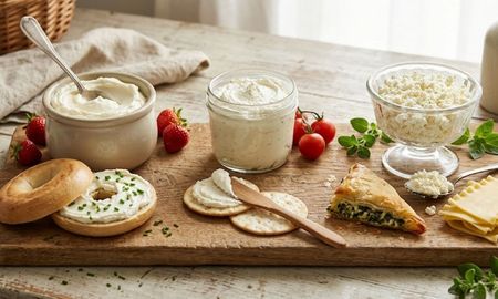 Queso crema, queso untable y ricota: cuál es la diferencia entre estos 3 y cuándo usar cada uno. Queso crema, queso untable y ricota: cuál es la diferencia entre estos 3 y cuándo usar cada uno.