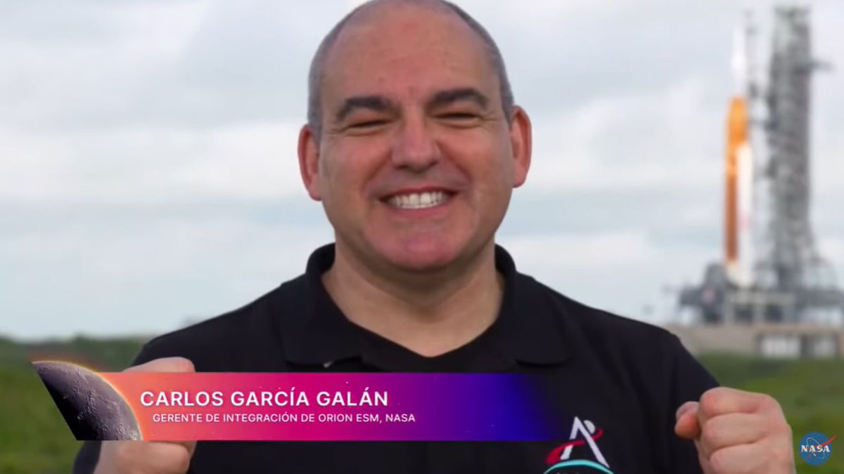 Carlos García Galán, jefe de la oficina de integración del módulo de servicio que realizó la Agencia Espacial Europea (ESA) para acoplar a la nave Orión de la Nasa.