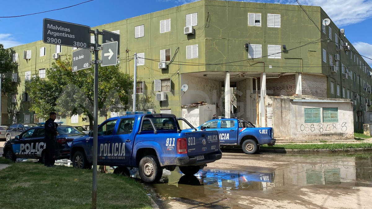 Los disparos ocurrieron en el patio interior de un FONAVI