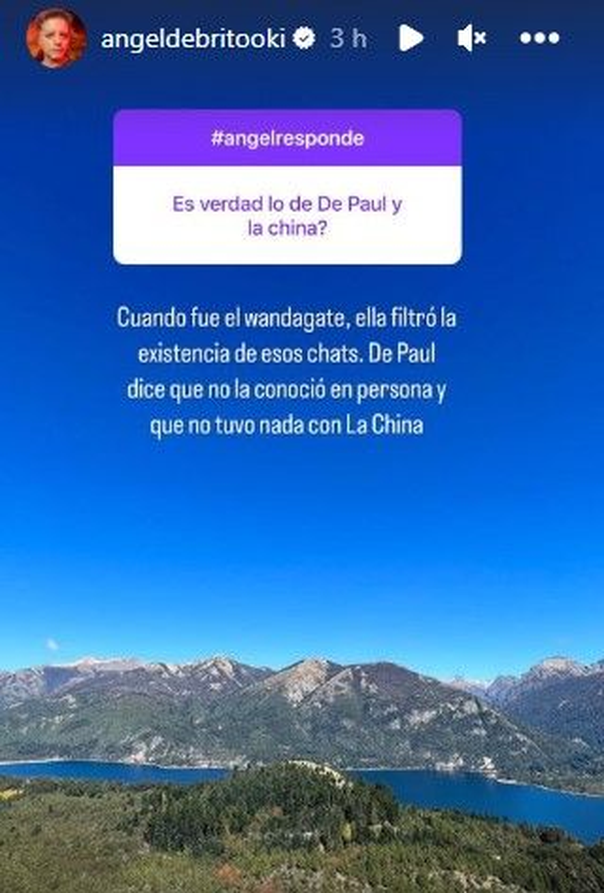 Ángel de Brito sobre Rodrigo de Paul y La China Suárez | instagram