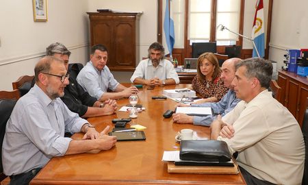 La reunión de transición se realizó este martes en Casa de Gobierno. La reunión de transición se realizó este martes en Casa de Gobierno.