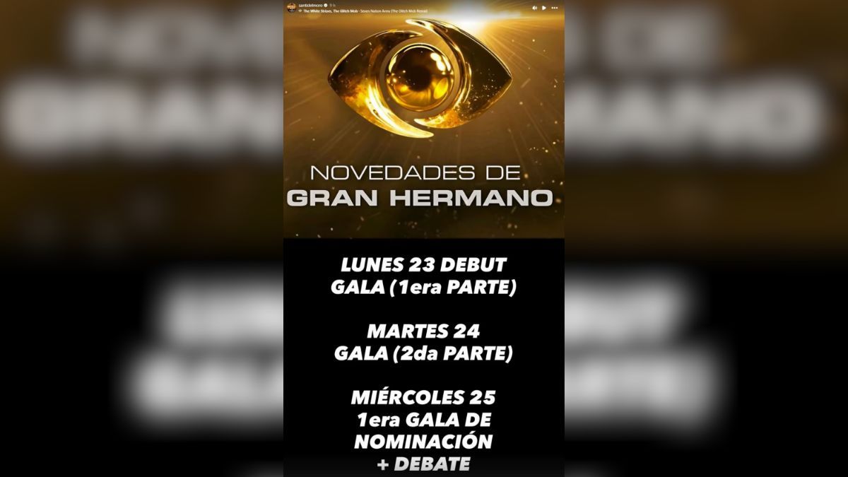 Santiago del Moro adelantó lo que se vendrá en el inicio de Gran Hermano. Santiago del Moro adelantó lo que se vendrá en el inicio de Gran Hermano.