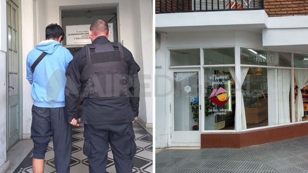 Detuvieron a un joven de 23 años por robar en dos panaderías.