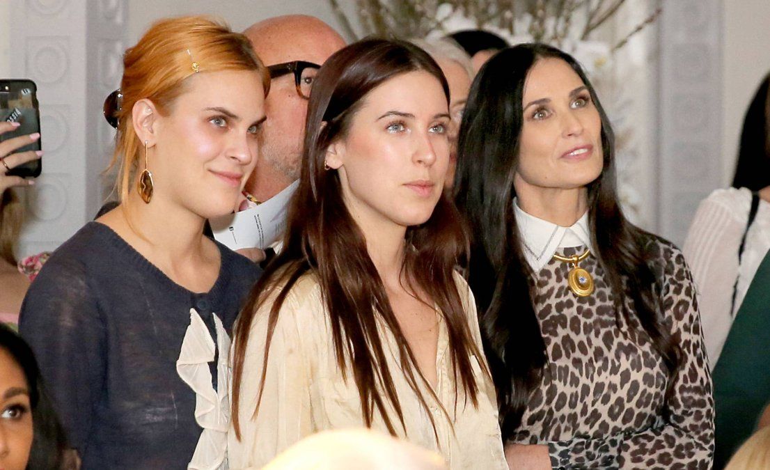 Las hijas de Demi Moore, una vida plagada de adicciones como su madre