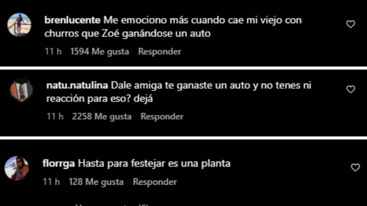 El público de Gran Hermano está indignó con Zoe Bogach. El público de Gran Hermano está indignó con Zoe Bogach. 