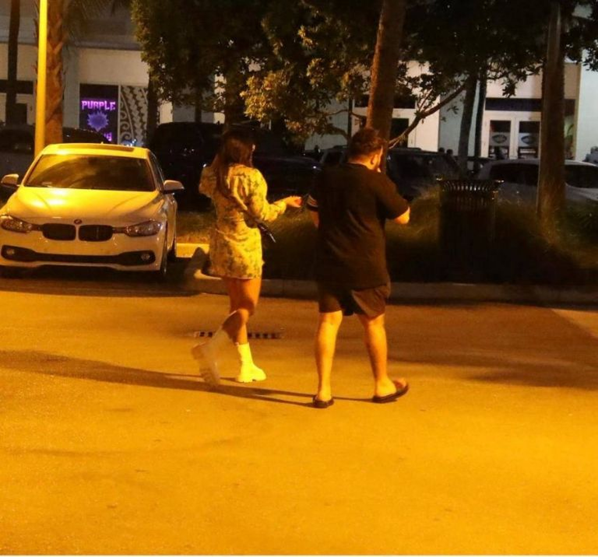 Charlotte Caniggia con quien sería su actual pareja.