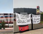 Los estadios de Unión y Colón están de luto, despidiendo a Diego Maradona que falleció este miércoles al mediodía. Los estadios de Unión y Colón están de luto, despidiendo a Diego Maradona que falleció este miércoles al mediodía.