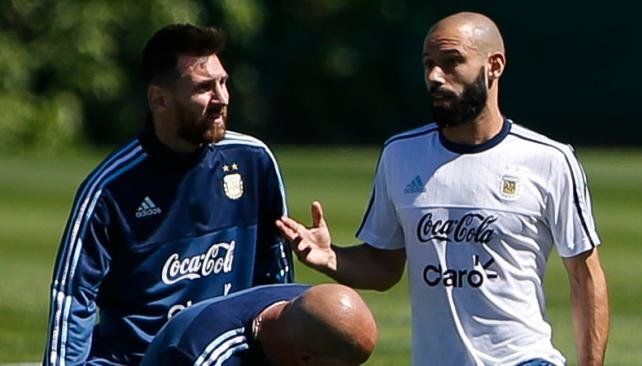 Messi y Mascherano decidieron quedarse en el predio