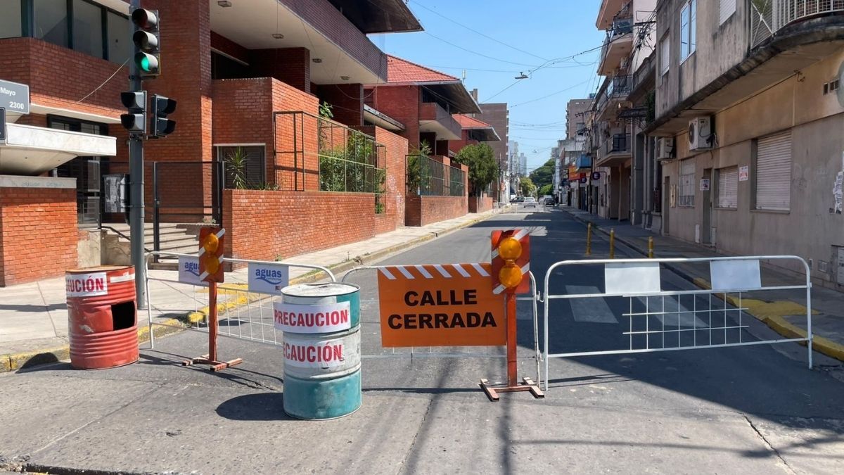 El tránsito por calle 1° de Mayo permanecerá cortado a la altura de Primera Junta hasta el 23 de enero.