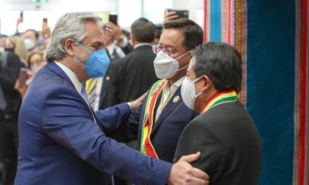 Alberto Fernández viajó a Bolivia para la asunción de Luis Arce. Alberto Fernández viajó a Bolivia para la asunción de Luis Arce.