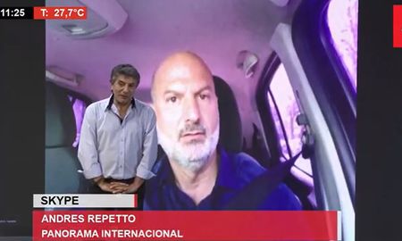 Andrés Repetto en Aire de Santa Fe. Andrés Repetto en Aire de Santa Fe.