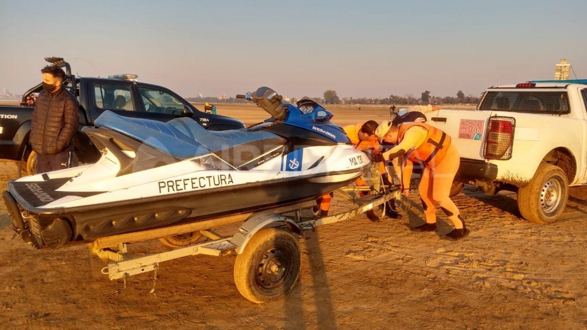Este martes retomaron la búsqueda de los dos desaparecidos que intentaron cruzar la Setúbal caminando.&nbsp;