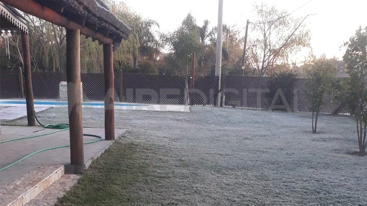 Hubo heladas en zonas con poca edificación.