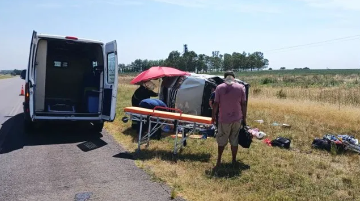 La mujer que viajaba como acompañante falleció. La mujer que viajaba como acompañante falleció.