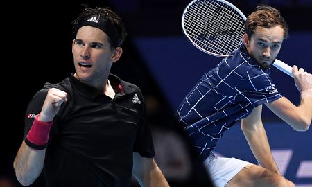 Dominic Thiem y Daniil Medvedev definirán al campeón del Masters de Londres. Dominic Thiem y Daniil Medvedev definirán al campeón del Masters de Londres.
