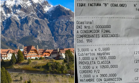 Se quejó por el precio del cordero en Bariloche y el ticket se volvió viral: Nos mataron Se quejó por el precio del cordero en Bariloche y el ticket se volvió viral: Nos mataron