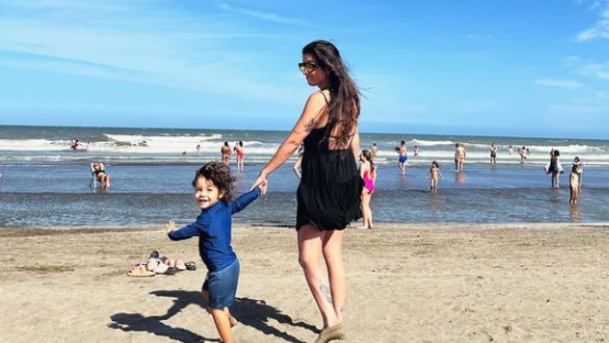 Juana Repetto se llevó una sorpresa en la costa argentina. Juana Repetto se llevó una sorpresa en la costa argentina.