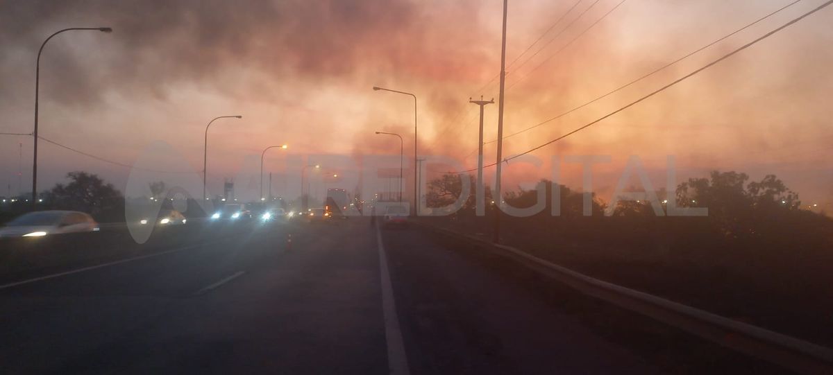 El fuego comenzó alrededor de las 16.30